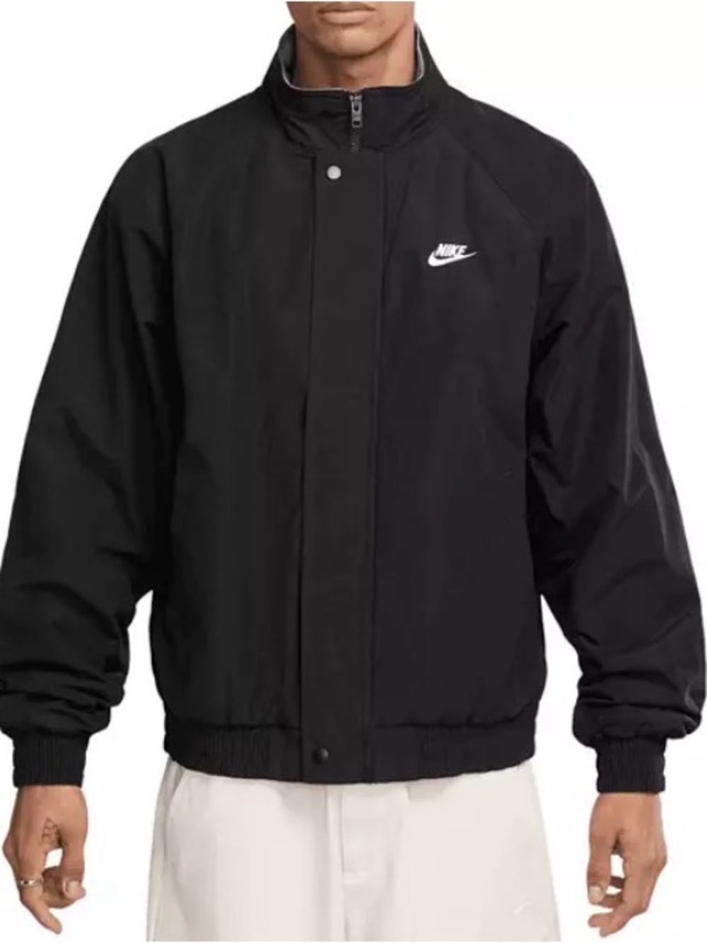 Nike Jacket Men’s Large Club Futura Jacket Bomber Fleece Lining